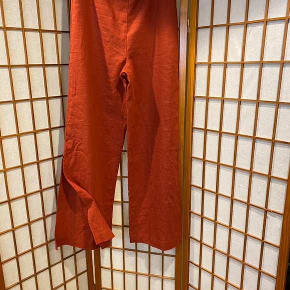 Burnt Orange Palazzo pants - Picture 1 of 6